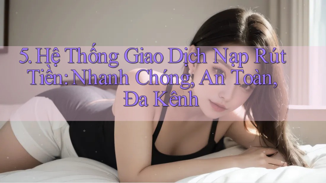 5. Hệ Thống Giao Dịch Nạp Rút Tiền: Nhanh Chóng, An Toàn, Đa Kênh 5. Hệ Thống Giao Dịch Nạp Rút Tiền: Nhanh Chóng, An Toàn, Đa Kênh