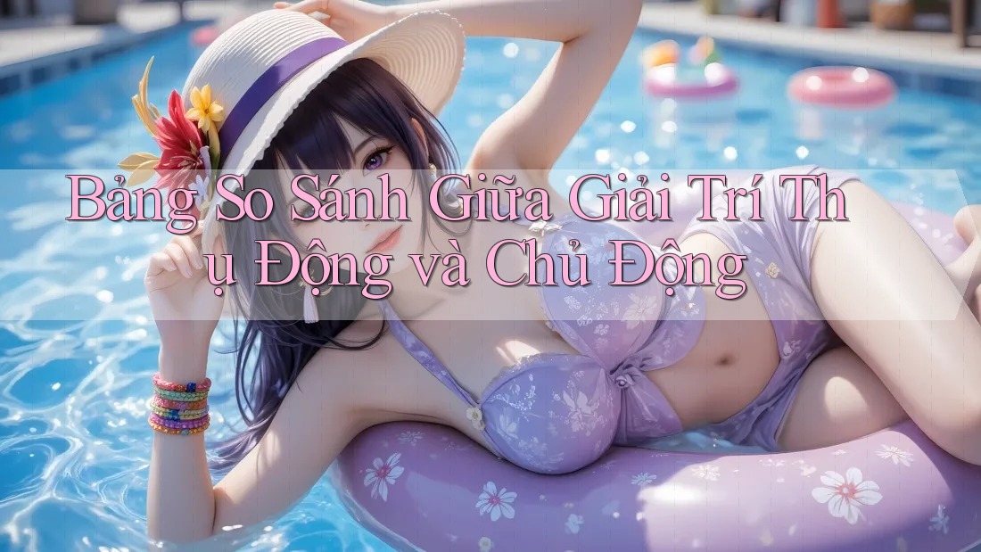 Bảng So Sánh Giữa Giải Trí Thụ Động và Chủ Động