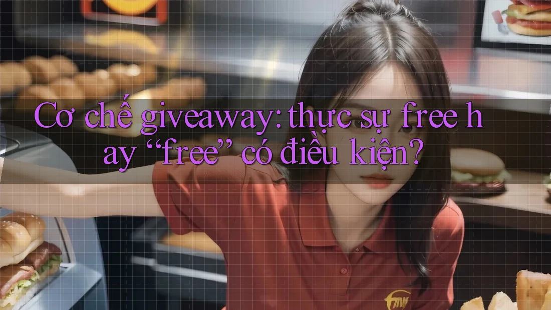 Cơ chế giveaway: thực sự free hay “free” có điều kiện?
