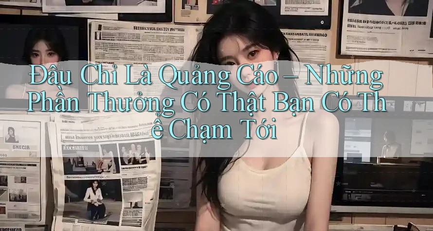 Đâu Chỉ Là Quảng Cáo – Những Phần Thưởng Có Thật Bạn Có Thể Chạm Tới Đâu Chỉ Là Quảng Cáo – Những Phần Thưởng Có Thật Bạn Có Thể Chạm Tới