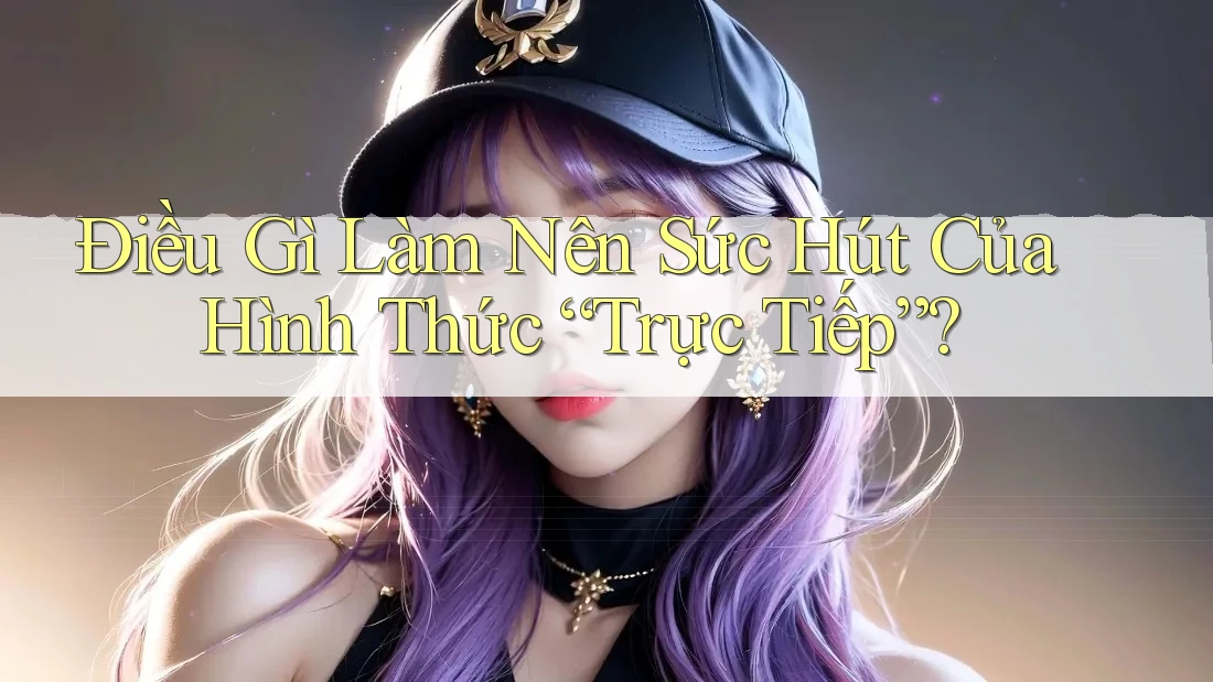 Điều Gì Làm Nên Sức Hút Của Hình Thức “Trực Tiếp”?