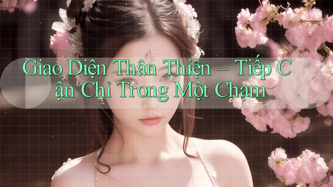 Giao Diện Thân Thiện – Tiếp Cận Chỉ Trong Một Chạm Giao Diện Thân Thiện – Tiếp Cận Chỉ Trong Một Chạm