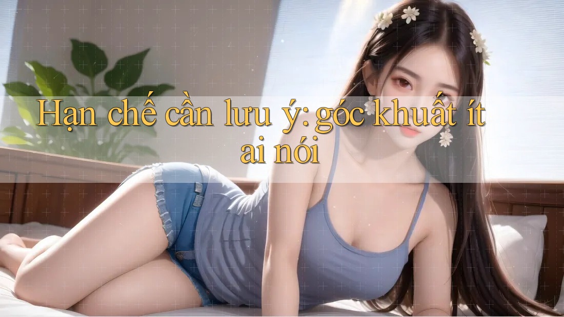 Hạn chế cần lưu ý: góc khuất ít ai nói Hạn chế cần lưu ý: góc khuất ít ai nói