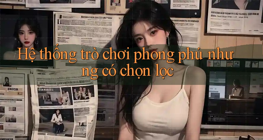 Hệ thống trò chơi phong phú nhưng có chọn lọc Hệ thống trò chơi phong phú nhưng có chọn lọc