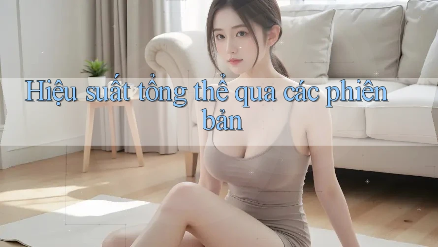 Hiệu suất tổng thể qua các phiên bản Hiệu suất tổng thể qua các phiên bản