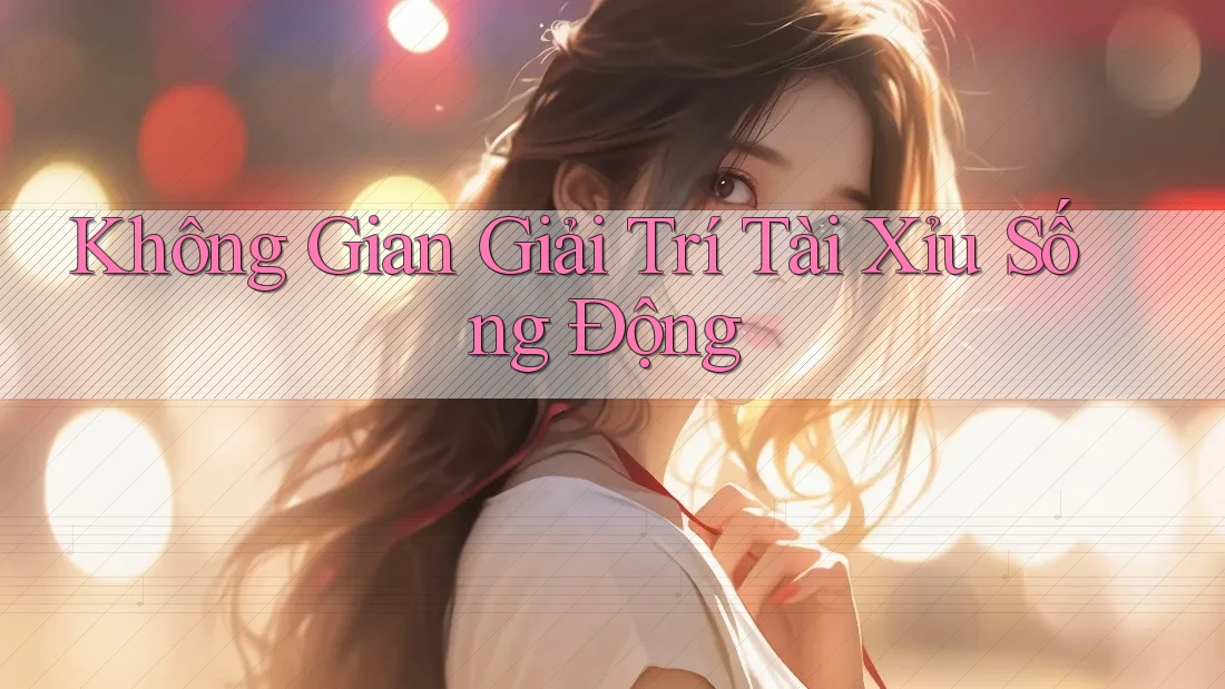 Không Gian Giải Trí Tài Xỉu Sống Động Không Gian Giải Trí Tài Xỉu Sống Động