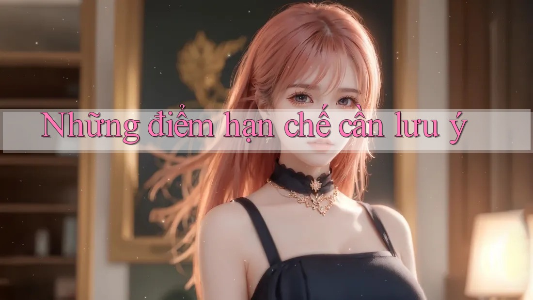 Những điểm hạn chế cần lưu ý Những điểm hạn chế cần lưu ý