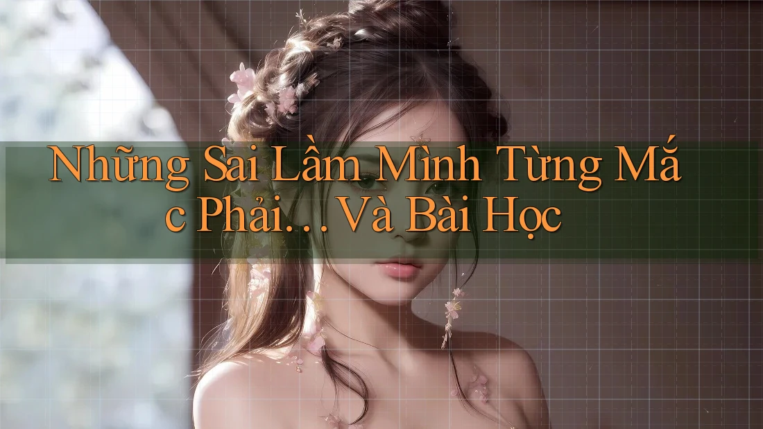 Những Sai Lầm Mình Từng Mắc Phải… Và Bài Học Những Sai Lầm Mình Từng Mắc Phải… Và Bài Học