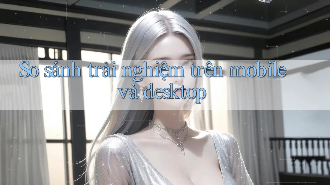 So sánh trải nghiệm trên mobile và desktop So sánh trải nghiệm trên mobile và desktop