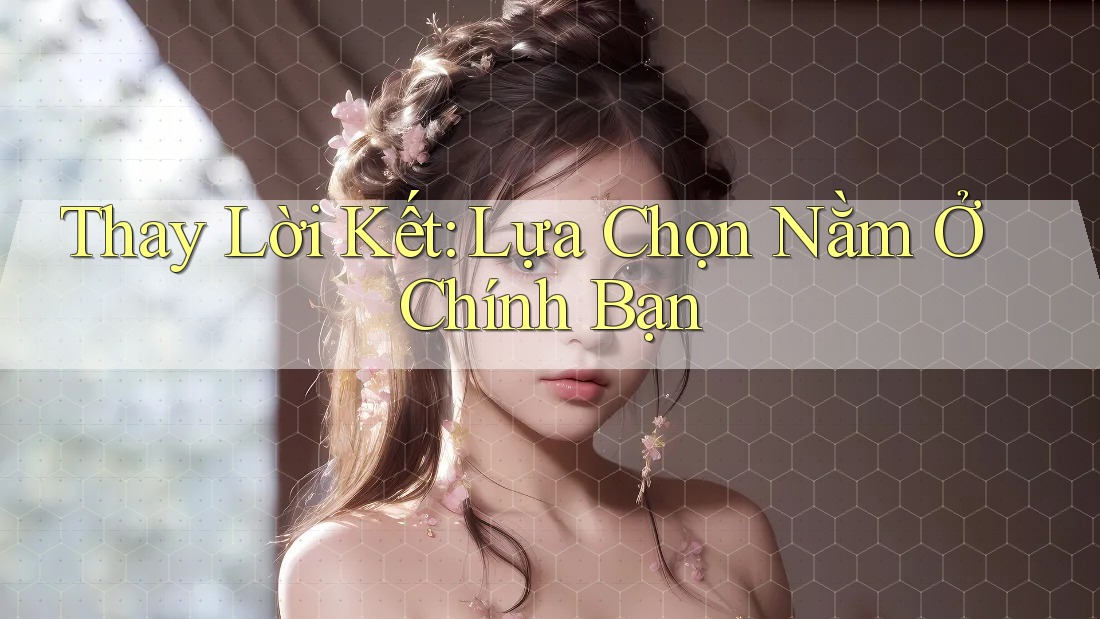 Thay Lời Kết: Lựa Chọn Nằm Ở Chính Bạn