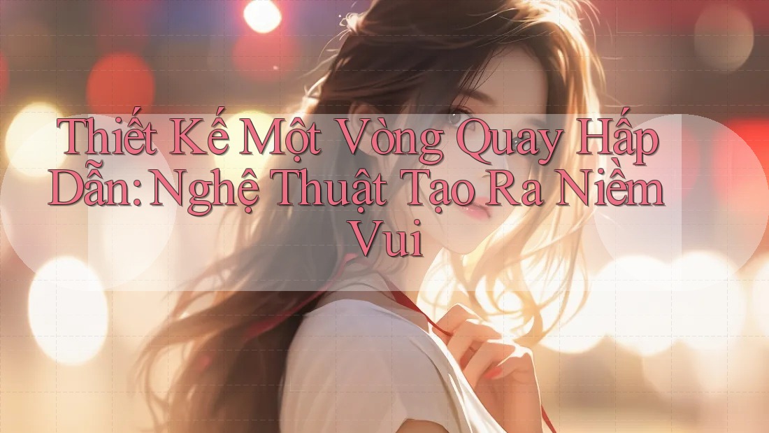 Thiết Kế Một Vòng Quay Hấp Dẫn: Nghệ Thuật Tạo Ra Niềm Vui Thiết Kế Một Vòng Quay Hấp Dẫn: Nghệ Thuật Tạo Ra Niềm Vui