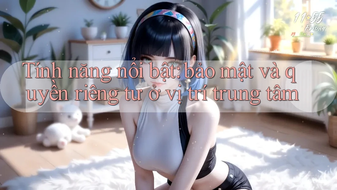 Tính năng nổi bật: bảo mật và quyền riêng tư ở vị trí trung tâm