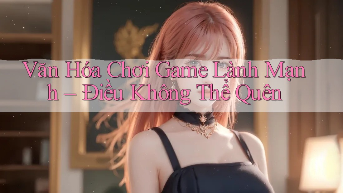 Văn Hóa Chơi Game Lành Mạnh – Điều Không Thể Quên