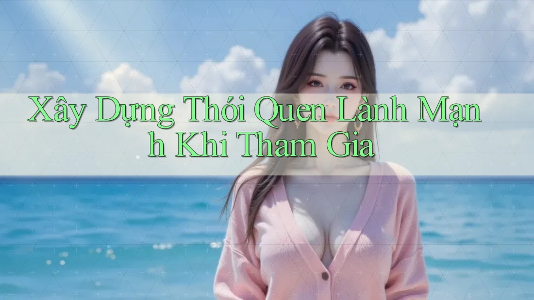 Xây Dựng Thói Quen Lành Mạnh Khi Tham Gia