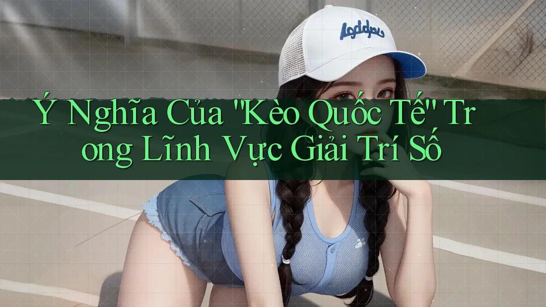 Ý Nghĩa Của “Kèo Quốc Tế” Trong Lĩnh Vực Giải Trí Số